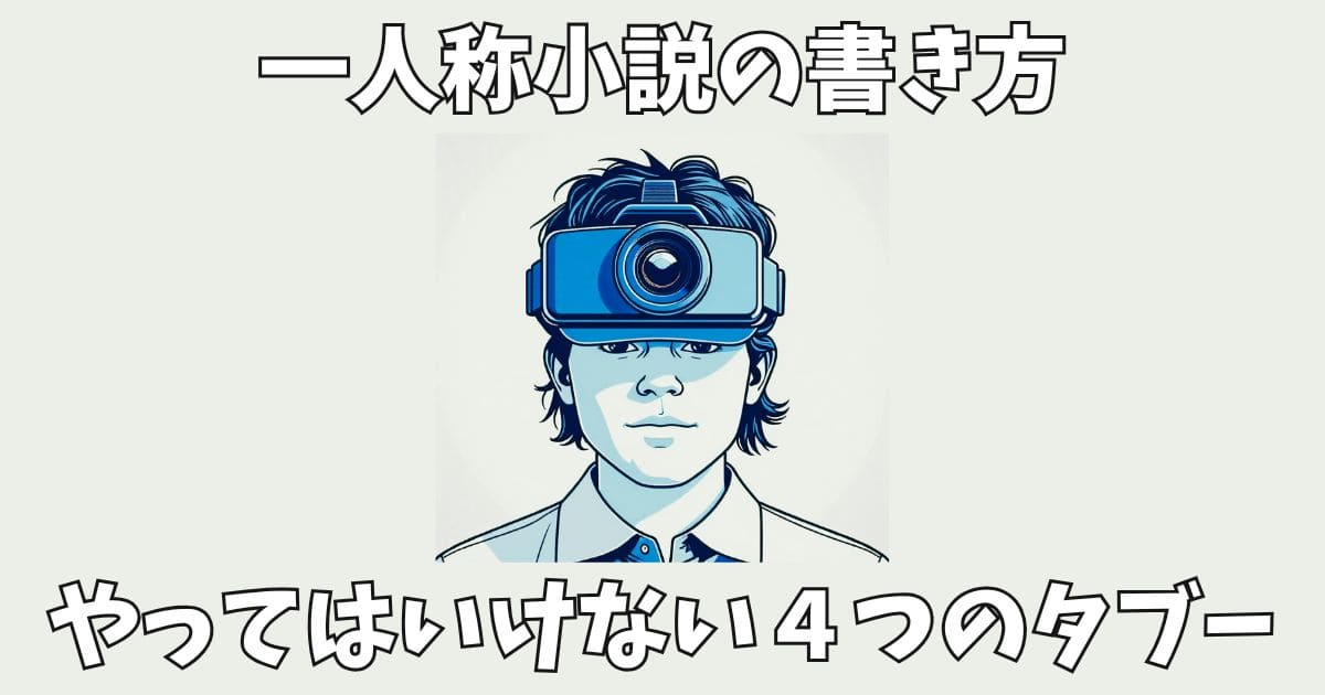 一人称小説の書き方！4つのタブーと心の声や視点変更のコツ