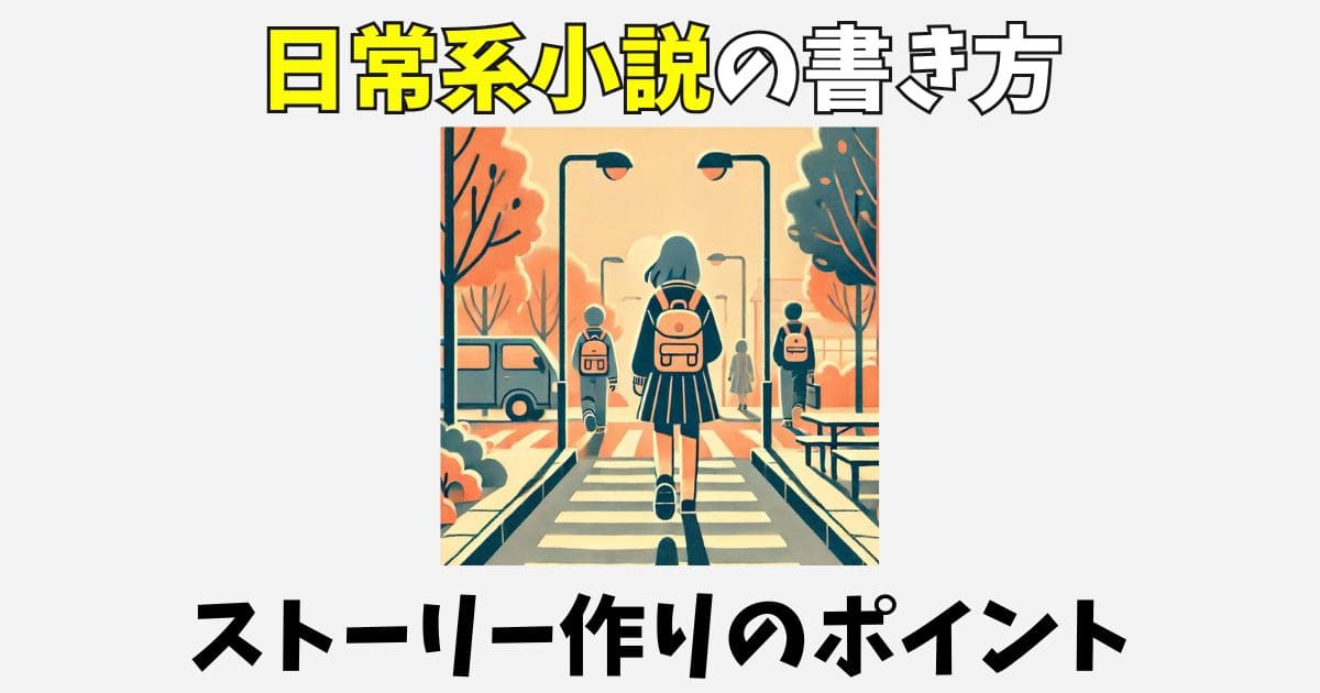 日常系小説の書き方を解説！ストーリー作りのポイント