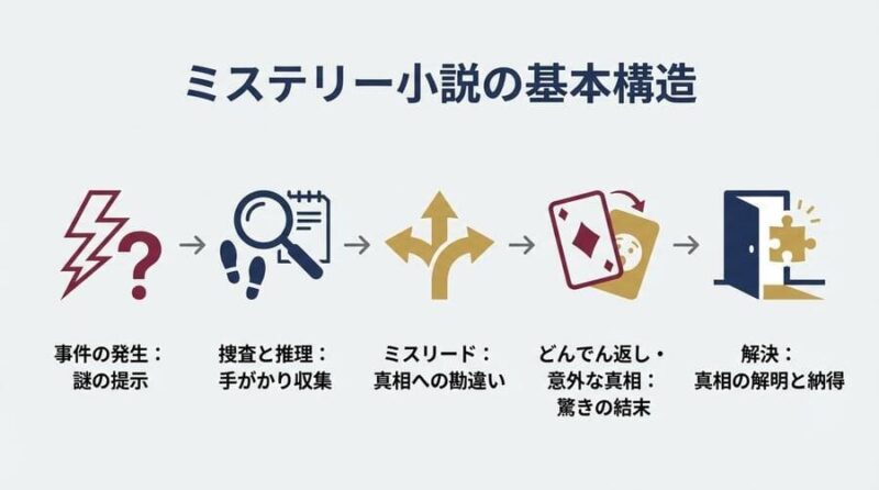 ミステリー小説の基本構造