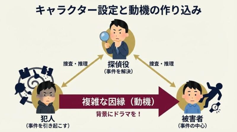 キャラクター設定と動機の作り込み